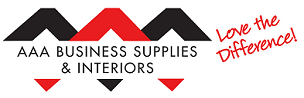 AAA Business Supplies and Interiors logo