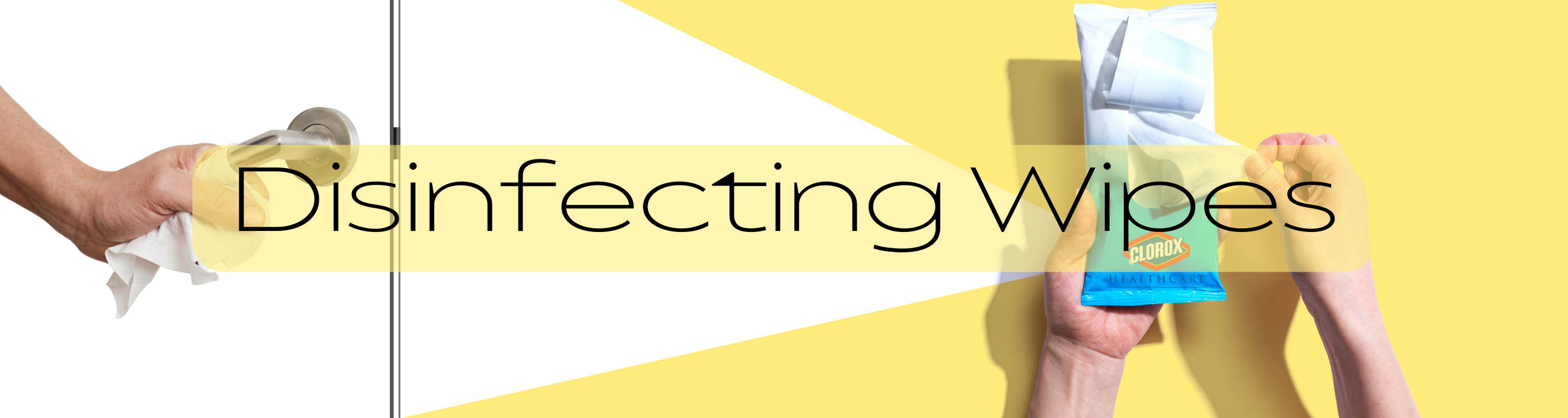 Disinfecting Wipes Banner