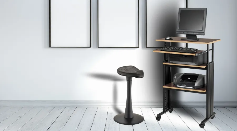 Mobile Office Desks - Safco-Muv-Stand-up-Adjustable-Height-Desk