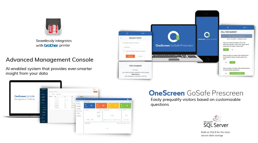 Onescreen GoSafe - Gosafe With Brother Printer Options