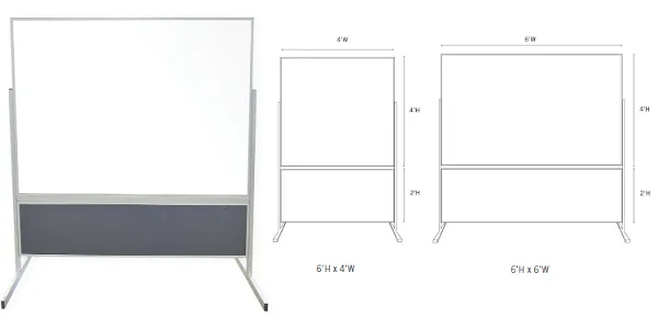 Room Dividers & Screens - ghent-white-tack-board