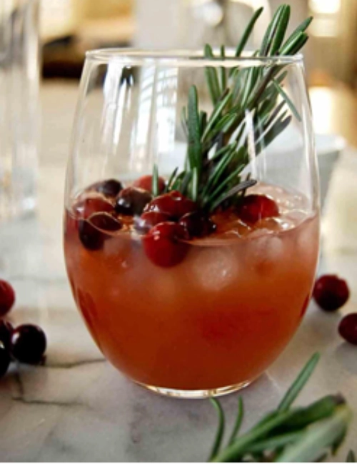 Cranberry Orange Whiskey Sour Image